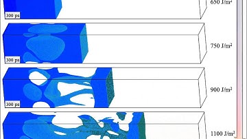 Atomistic simulation of short pulse laser interaction with metals