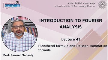 Lecture 43: Plancherel formula and Poisson summation formula