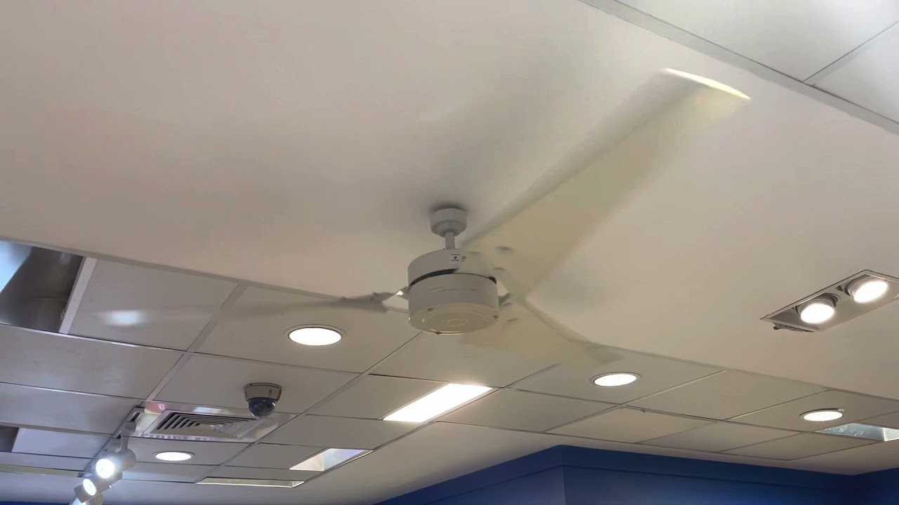 Emerson Loft/Heat Fan Industrial Ceiling Fans at a Gift Shop at an Airport (2021)
