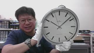 国鉄　門鉄　腕時計(不動) 割引き販売します！】鉄道タイプの壁掛け時計 - YouTube