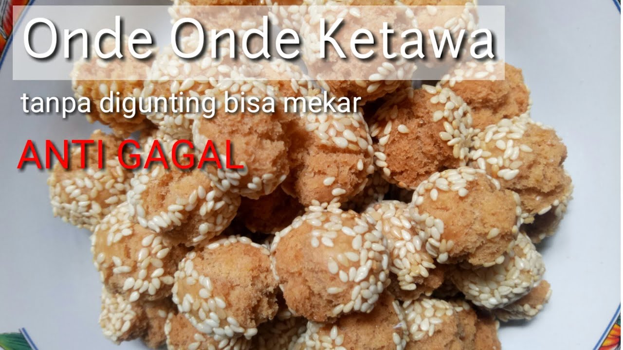 Cara Membuat Onde Onde Untuk Jualan - Indonesian Cuisine ...