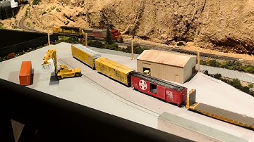 Tehachapi loop, Caliente, Cable, Monolith and Tunnels 16/17 on 4 HCDs in N scale