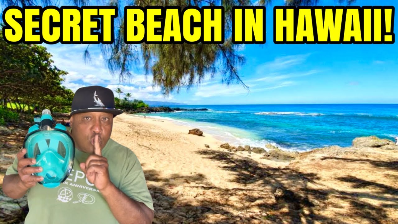 Snorkeling at a Secret Beach in Hawaii! *Pupukea Beach
