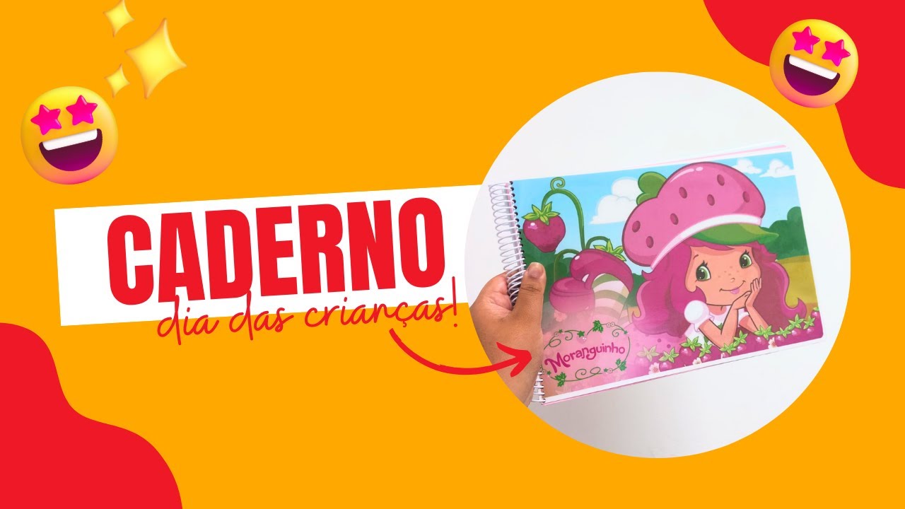 Capa do vídeo Caderno de desenho infantil | Especial dia das crianças