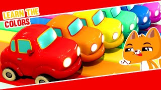 NEW!  Learn the colors with Catty and the magic cars | Superzoo