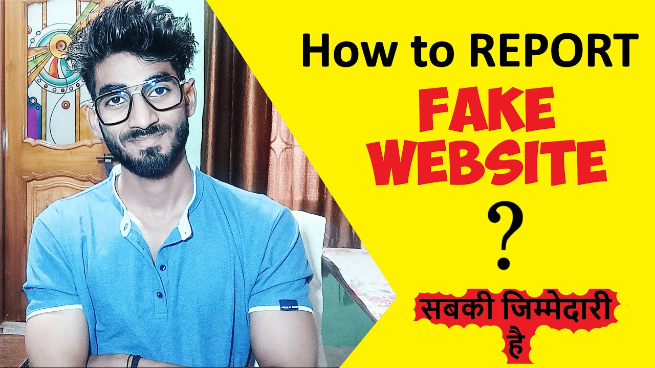 How to report a Fake Website | Remove Viral video from internet | Fake