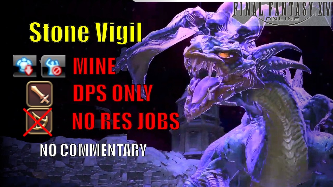 Berserker Challenge | Stone Vigil | DPS only + no res jobs | MINE | Final Fantasy 14