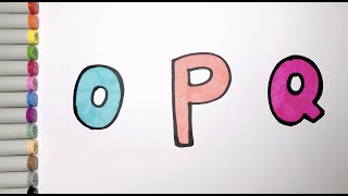 084#OPQ# 儿童绘画并涂色与中英学习   Kids draw and color up with Chinese/English learning