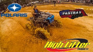 Polaris Sportsman Highlifter 6 portals 5 Outkast Fabworx Lift on 42s BKT at Fastrax Bounty Hole