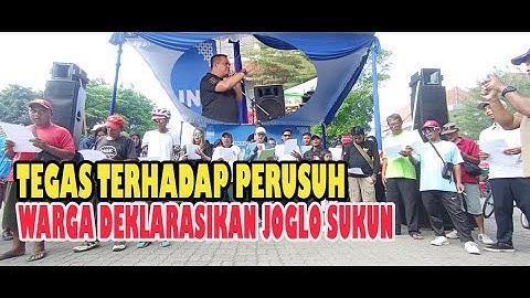 TAK MAIN-MAIN‼️WARGA SOLO SIAP HADANG PERUSUH DARI KELOMPOK MANAPUN (DEKLARASI JOGLO SUKUN)
