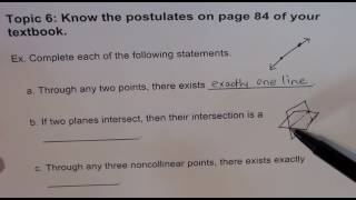 Geometry Chapter 2 Skill 6