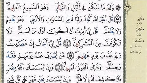 الحزب الثالث عشر الربع الرابع - الشيخ منير المظفر التونسي {برواية قالون}