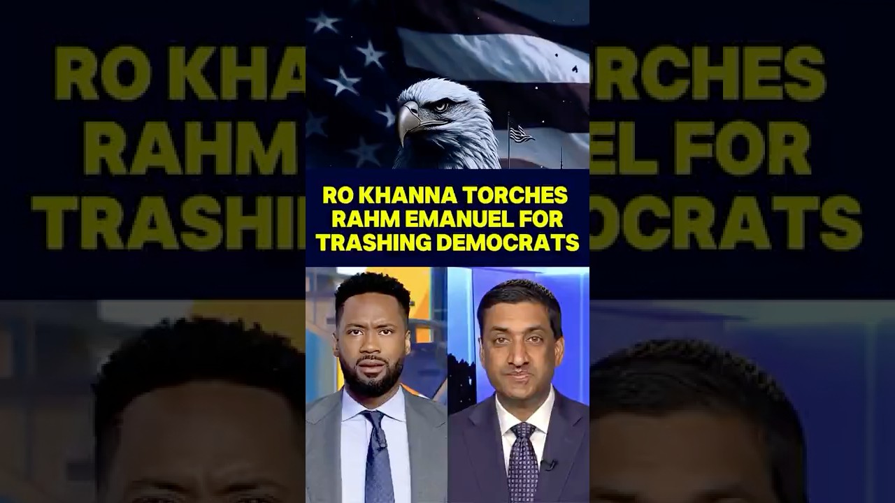 Ро Ханна поджигает Рама Эмануэля за критику демократов! 🔥 