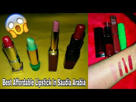 Best Affordable Lipsticks In Saudia Arabia || Lipsticks Review || Urdu/Hindi - YouTube Fatima Murtaza