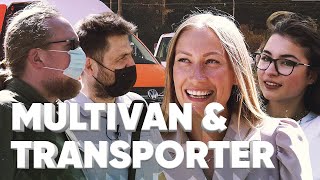 VW Multivan 6.1 & Volkswagen Transporter 6.1 - Большой тест-драйв / Сколько денег нужно девушкам? видео