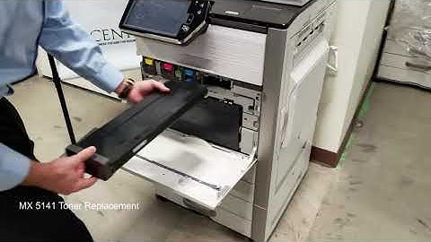 MX5141 Toner Replacement