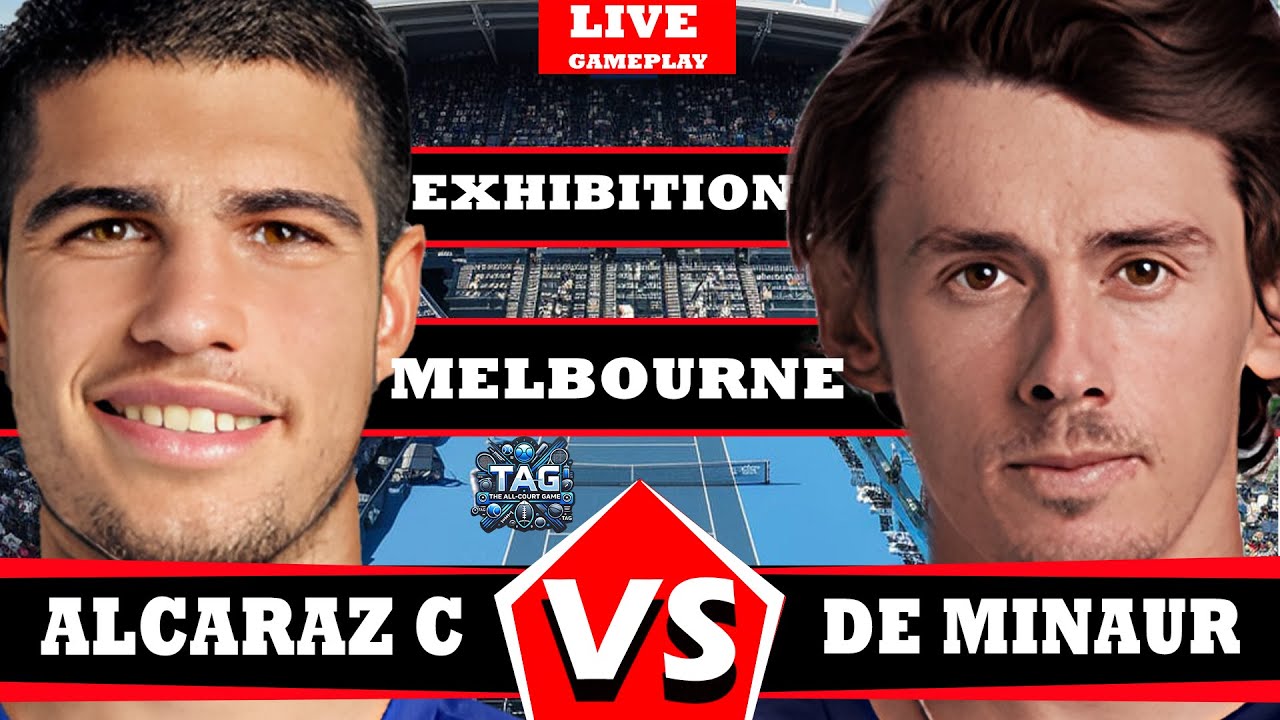 🔴LIVE: ALCARAZ C VS MINAUR D |EXHIBITION Australian Open 2026 
