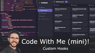 Code With Me (mini) - Custom Hooks - Kanban Task Tracker