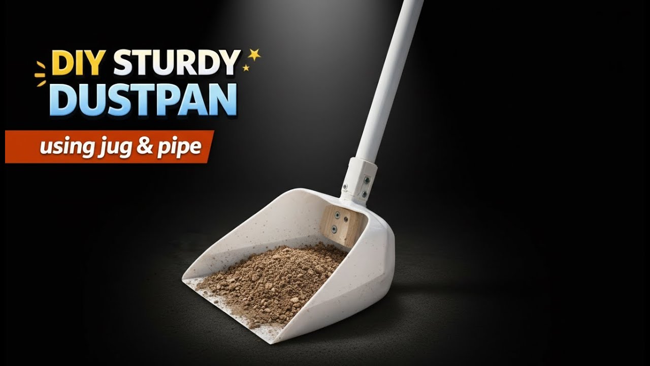 DIY Sturdy Dustpan – Easy Garage & Workshop Hack