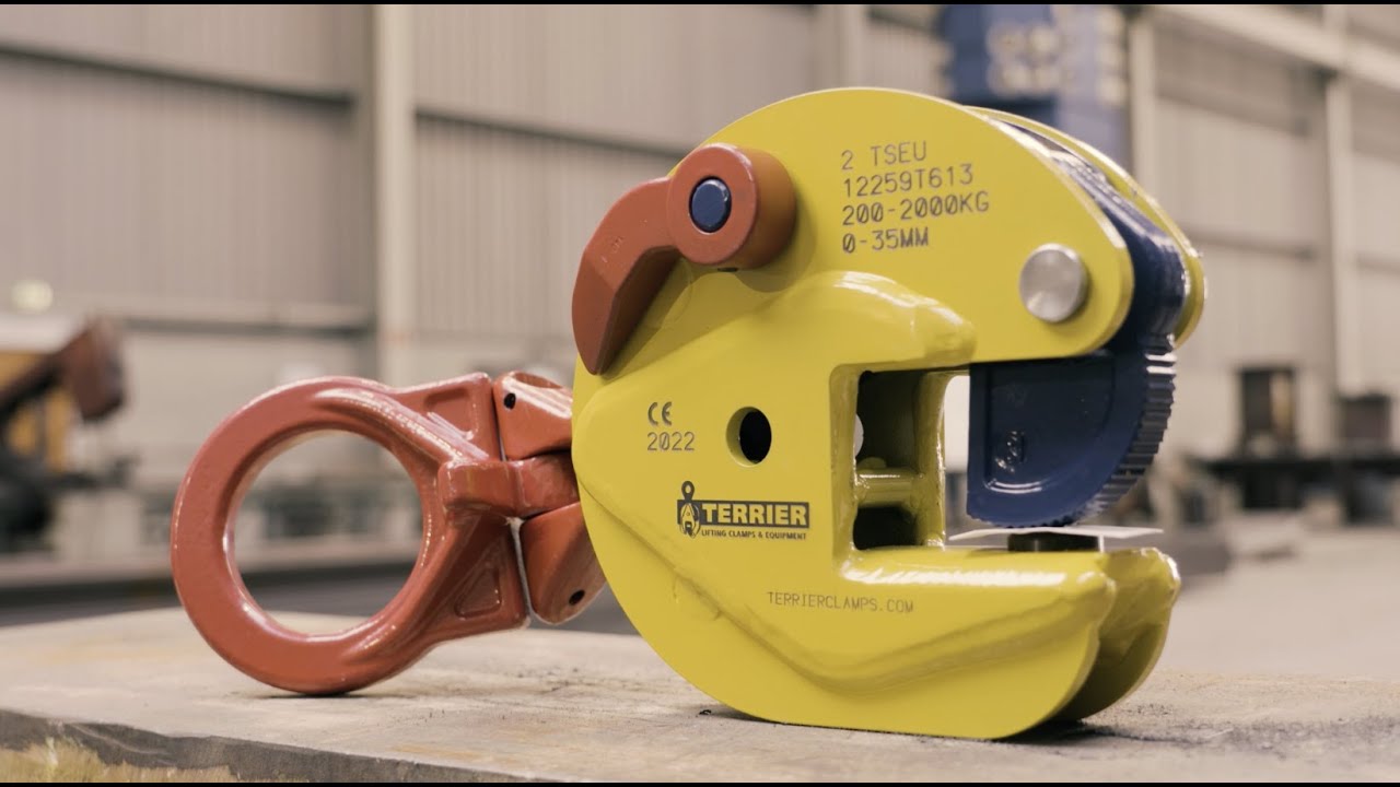 Instructional video Vertical lifting clamp Terrier Lifting Clamps