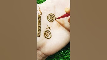make spiral 🐚 right way#hennadesign #mehendi #shortsvideo @Zarinamehendiarts