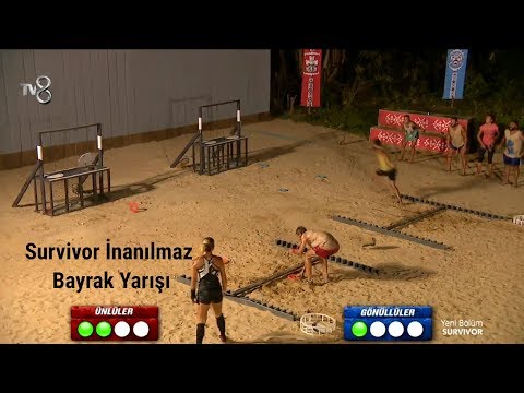 Survivor 2018 Inanılmaz Bayrak Yarışı | Adem & Sema vs. Hilmicem & Birsen