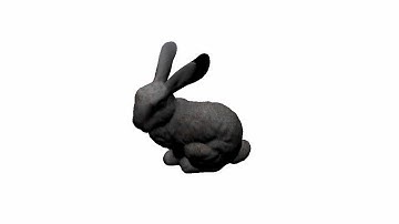 GPU Based Creation of Texture-, Normal- and Occlusionmaps for Simplified Meshes - Stanford Bunny