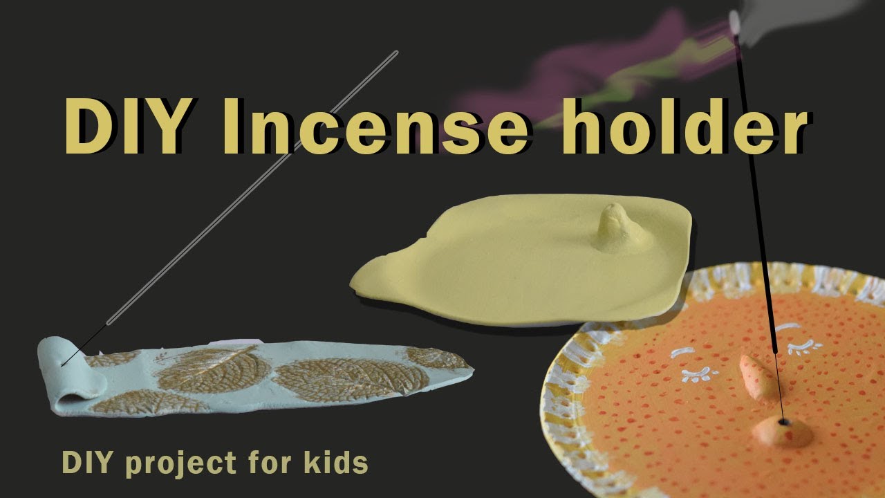 4 Easy DIY Incense holder! Gift ideas for the season 🎁 🙏 YouTube