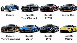 Every Bugatti Model Explained in 9 Minutes