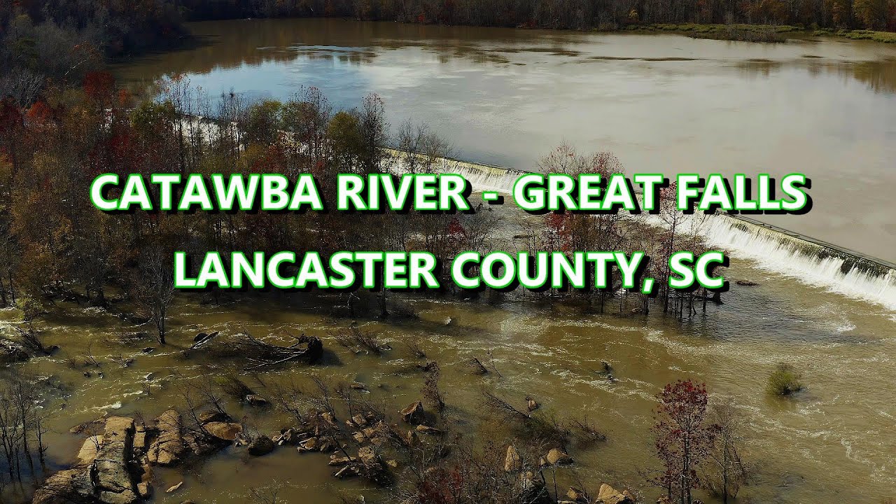 Catawba River Great Falls, Lancaster County, South Carolina // 4K