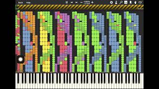 Tetris blocks merge my version !0!!1!