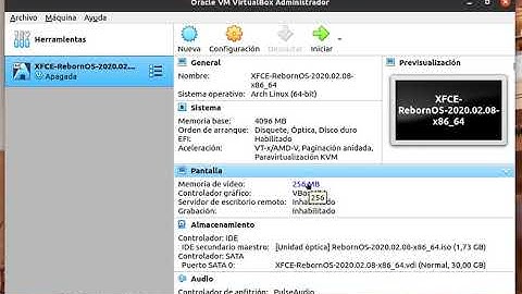 Aumentar la memoria de vídeo de VirtualBox de 128MB a 256MB