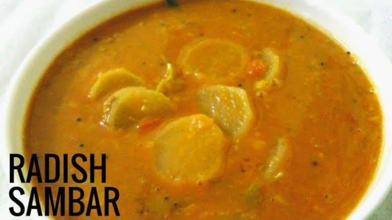 Mullangi Sambar in Malayalam How To Prepare Radish Sambar YouTube