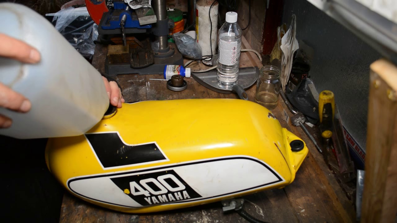 2.2 Yamaha DT400 restorationr petrol tank YouTube