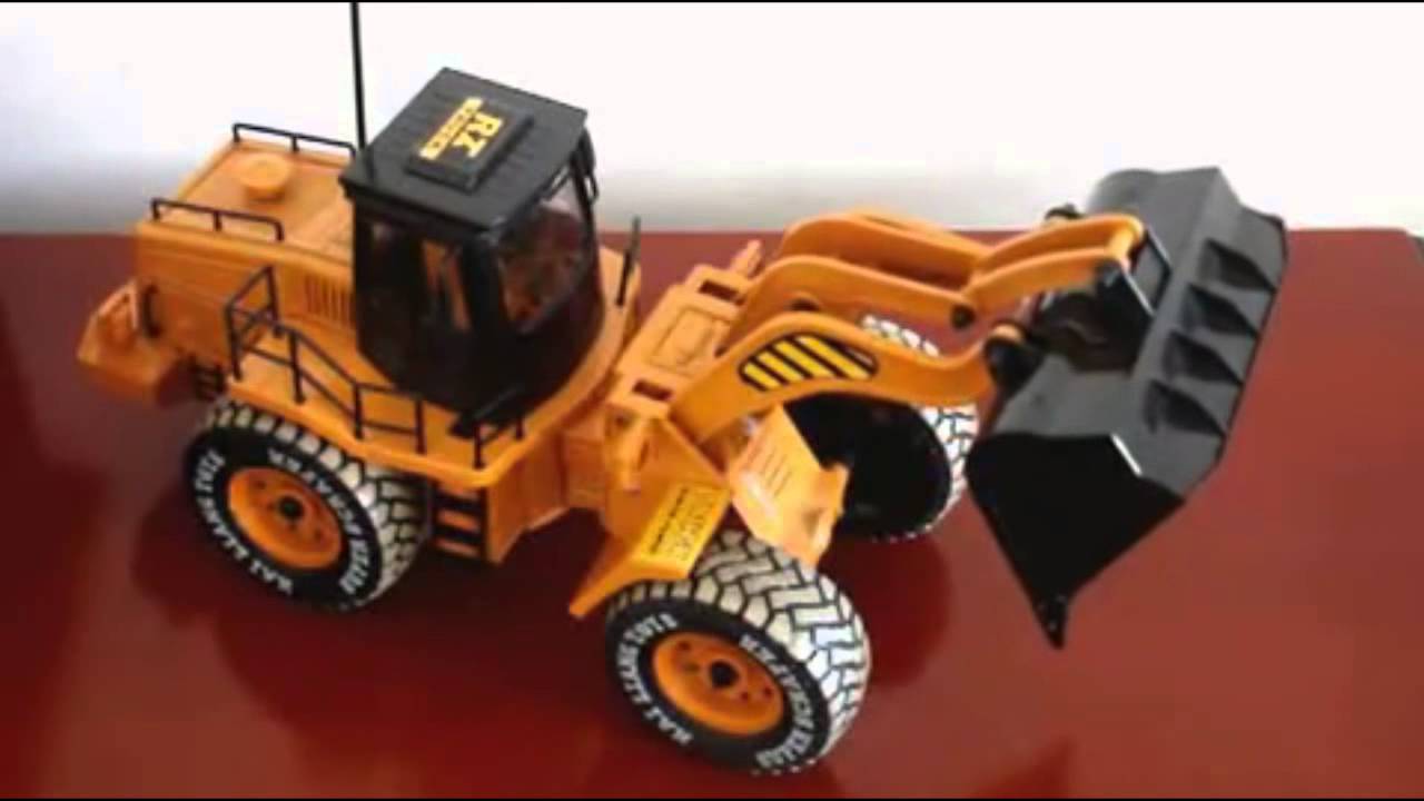 Caminhão De Controle Remoto Profissional A Gasolina Pa Carregadeira De Controle Remoto 6 Comandos Na Cia Shop Youtube