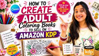 No skill needed - Earn with Canva & Amazon KDP - FULL Demo in Hindi