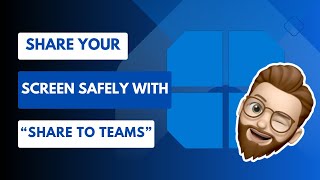 Screen Share a Single Application to a Teams Call screenshot 4