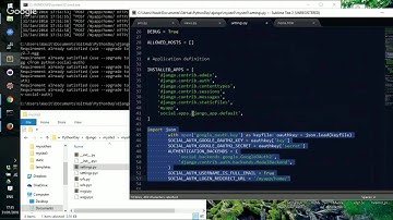 Django part2: Social Authentication