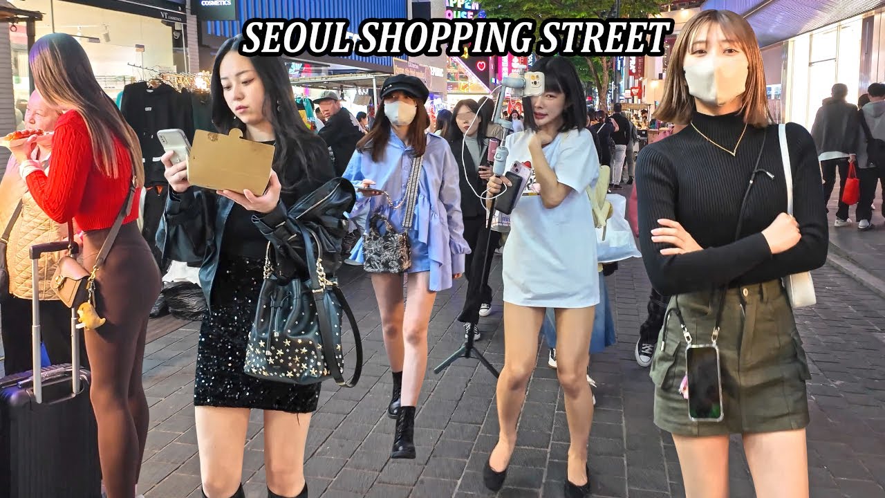 [4K Seoul's Best Shopping Street] Let's walk together on Myeongdong Shopping Street in Seoul #KOREA