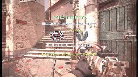 Modern Warfare 3 Hail Mary Final Kill with a Throwing Knife