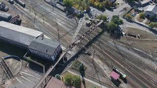 картинка: Станція Лиман з повітря
