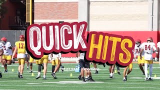 Quick Hits with Keely: USC Football holds "strong" practice in its preparation for Wisconsin