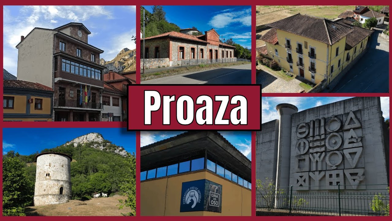 PROAZA (ASTURIAS) A VISTA DE DRON [4K]