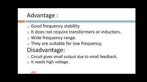 RC PHASE SHIFT & WEIN BRIDGE OSCILLATORS : Kadi Sarva Vishwavidyalaya