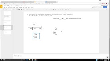 Module 3 Topic D Lesson 12 Homework