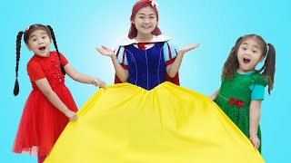 Suri & Annie Dresses Up in Beautiful Princess Dress