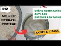 Diy crme de riz masque purifiant pour le corps et le visage antige clarifiant