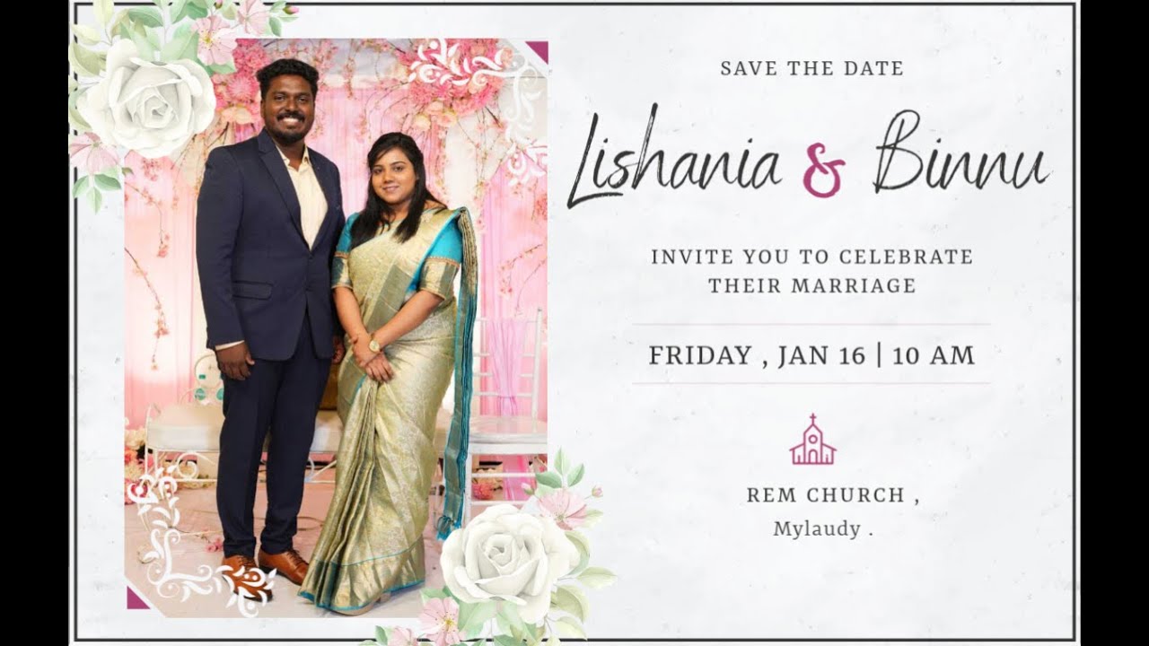 Lishania 💍 Weds Binnu | Holy Wedding Ceremony | 🔴 LIVE