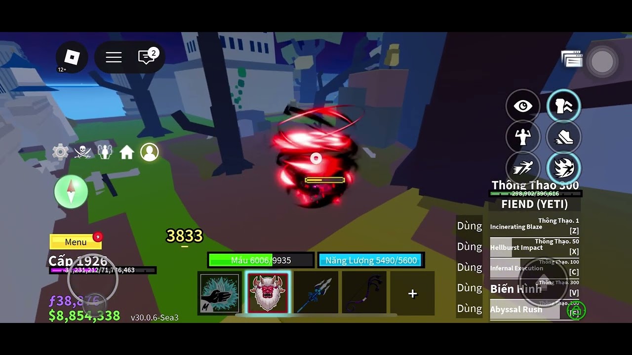   Fiend Showcase! Insane Damage & PvP Test | Blox Fruits #roblox #fiend #bloxfruits 