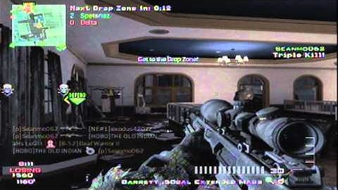 Breaking Down a Montage Ep. 2 : MW3 Barrett .50cal Quad Feed on Lockdown (MW3 Gameplay/Commentary)